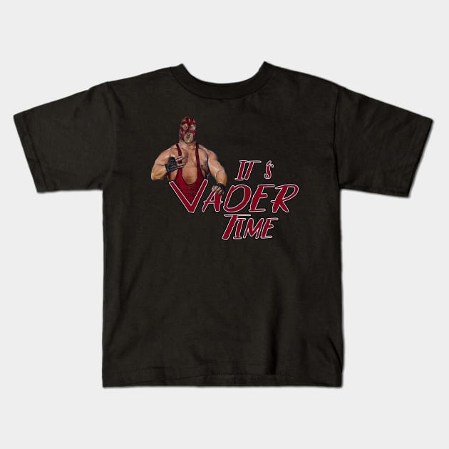 It's Vader Time Kids T-Shirt by Capone's Speakeasy